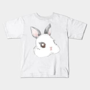 rabbit Netherland Dwarf Hotot Head Kids T-Shirt